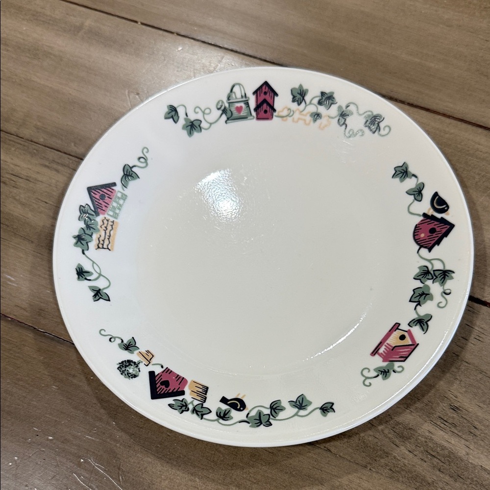 Corelle “Garden Home” bread and butter plates